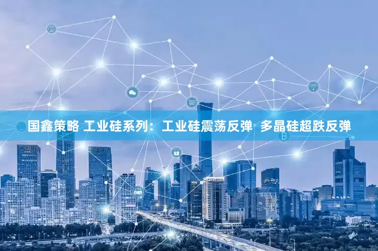 国鑫策略 工业硅系列：工业硅震荡反弹  多晶硅超跌反弹