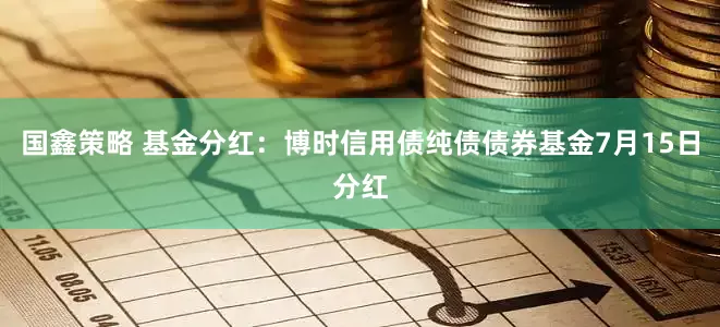 国鑫策略 基金分红：博时信用债纯债债券基金7月15日分红