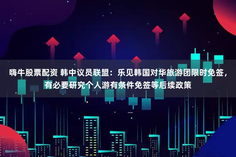 嗨牛股票配资 韩中议员联盟：乐见韩国对华旅游团限时免签，有必要研究个人游有条件免签等后续政策