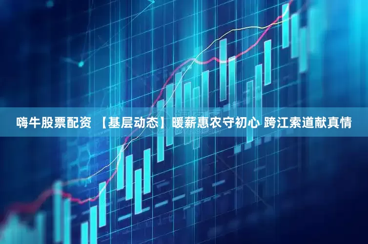 嗨牛股票配资 【基层动态】暖薪惠农守初心 跨江索道献真情