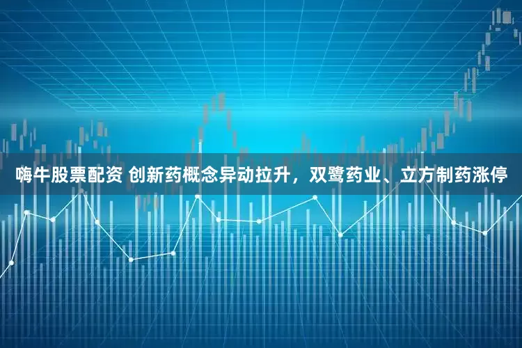 嗨牛股票配资 创新药概念异动拉升，双鹭药业、立方制药涨停